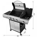 NOUVEAU DESIGN MULTIFUTS GAS BARBECE BAUCHES NOIR